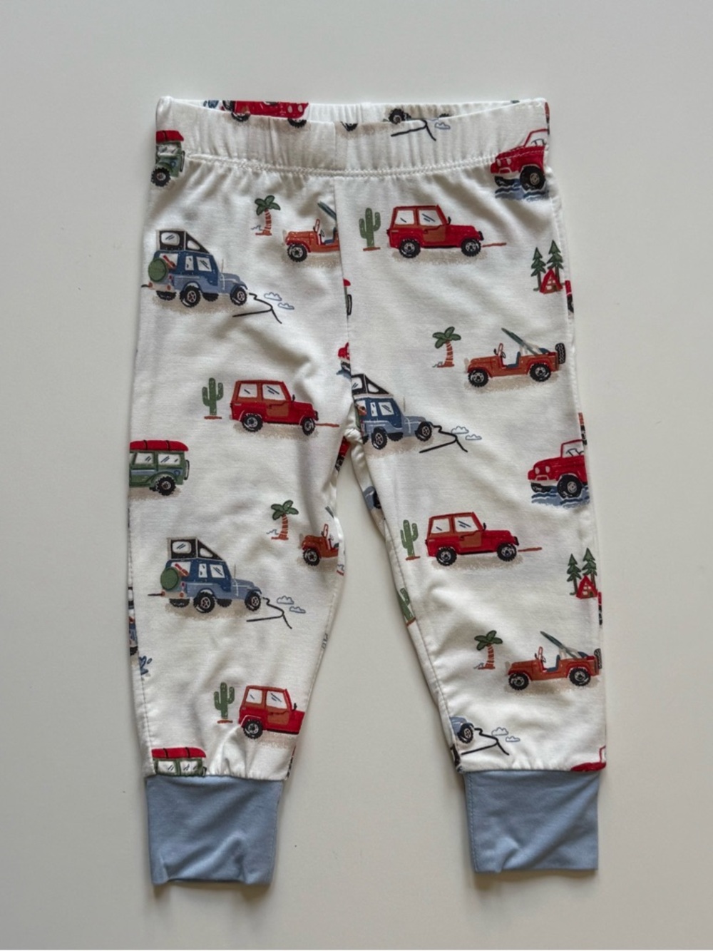Angel Dear Boys Off-Road Adventure Short Sleeve Loungewear Set - Size 6-12M - Picture 5 of 16